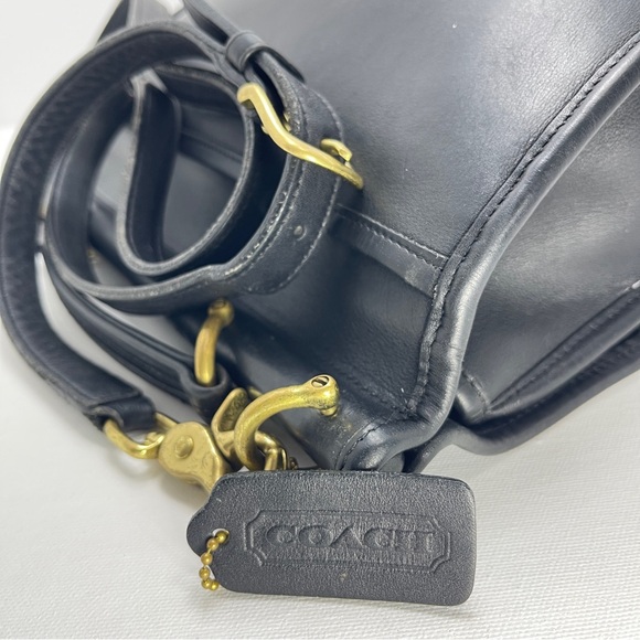 🛎️ Coach Willis Vintage Turnlock Crossbody Bag L2P-9927 in Black! - Picture 14 of 16